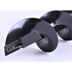 Шнек L-800 мм діаметр 120 мм для мотобура