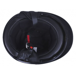 Шолом MD-513-1 білий глянсовий + чорне скло size M - VIRTUE