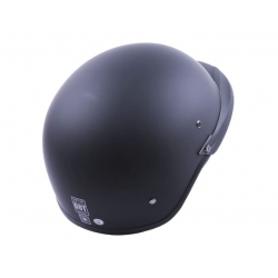 Шолом MD-513-1 чорний матовий + чорне скло size M - VIRTUE