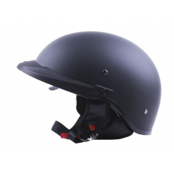 Шолом MD-513-1 чорний матовий + чорне скло size M - VIRTUE