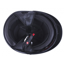 Шолом MD-513-1 чорний матовий + чорне скло size S - VIRTUE