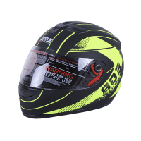 Шолом MD-803 чорний матовий з жовтим size M - VIRTUE