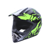 Шолом MD-905 чорний із салатовим size S - VIRTUE