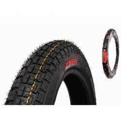 Шина до скутера 3.00-12 з камерою 