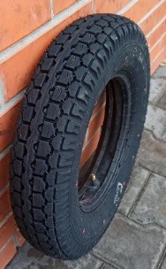 Шина 4.00-10 з камерою до тачки К-96 Україна фірми "Росава"