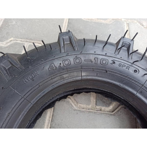 Шина 4.00-10 з камерою до мотоблока Зубр 8 PR фірми Higuality