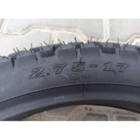 Шина з камерою 2.75-17 Тайвань шипована до мотоцикла