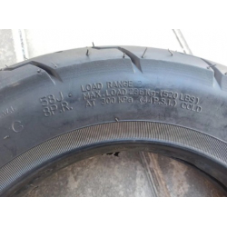 Резина з камерою 3.50-10 на скутер Тайвань трасовий протектор