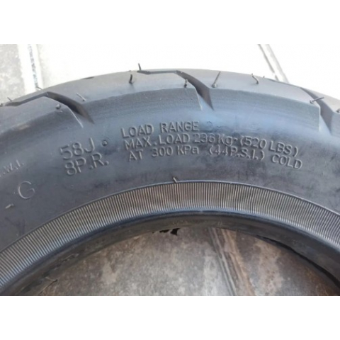 Резина з камерою 3.50-10 на скутер Тайвань трасовий протектор