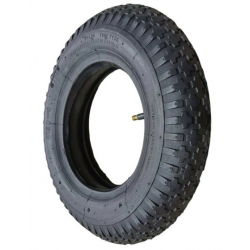 Резина 3.50-8  з камерою до садової та будвельної тачки 