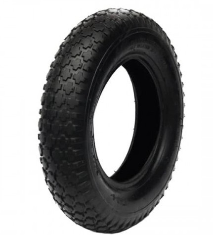 Резина 3.50-8  з камерою до садової та будвельної тачки 