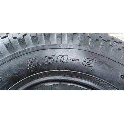 Резина 3.50-8  з камерою до садової та будвельної тачки 