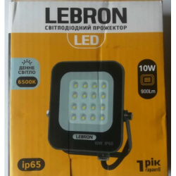 Світлодіодний LED прожектор LEBRON L-LF, 10W,  6500K, 900Lm, 220V