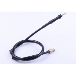 Трос спідометра L-820 мм (верх квадрат - внутр. різьблення, низ вилка - під болт)