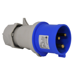 Вилка силова 16А/3 (2Р+РЕ) IP44 TP electric