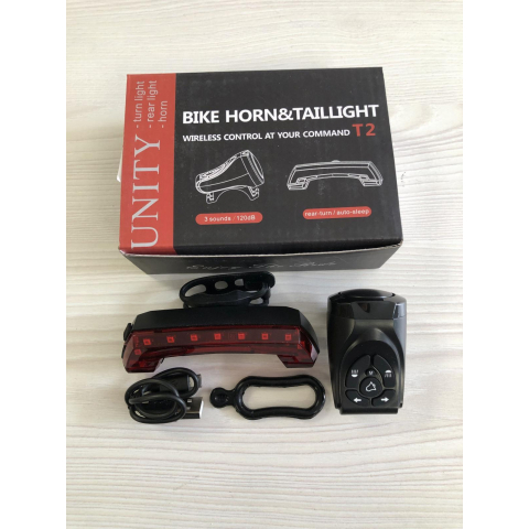 Задній стоп із поворотниками бездротовий для велосипеда Bike Horn Taillight