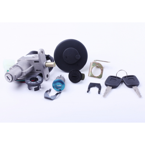 Замки, к-т: 3 шт. + кріплення (061) - Race