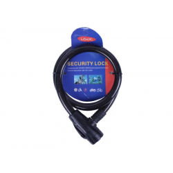 Замок протиугінний тросовий 15мм*800мм (під ключ) ZX1110