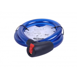 Замок протиугінний тросовий 18мм*1000мм (під ключ) ZX1236