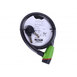 Замок протиугінний тросовий 18мм*1000мм (під ключ) ZX1240