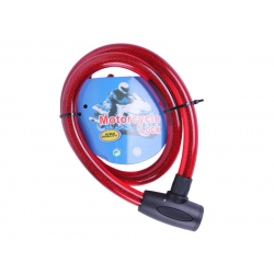 Замок протиугінний тросовий 22мм*1200мм (під ключ) ZX1242