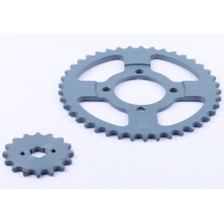 Зірка, к-т 2 шт.: задня + передня 41Т/16Т - 420Н - Дельта