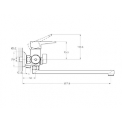 Змішувач для ванни Zegor PUD7-A045