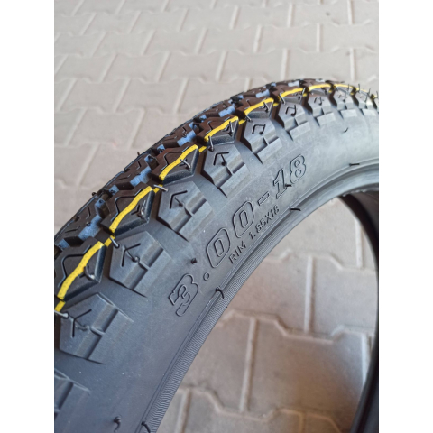 Мотошина з камерою 3.00-18 Тайвань на мотоцикл Минск