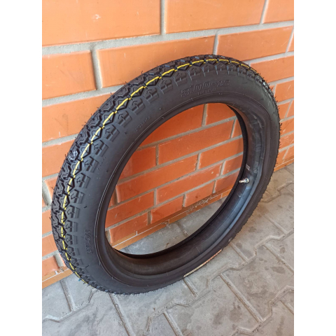 Мотошина з камерою 3.00-18 Тайвань на мотоцикл Минск