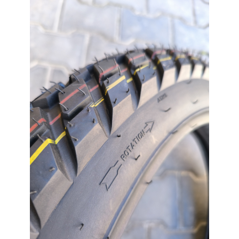 Покришка з камерою 3.50-18 SS-080 напівшип для мотоцикла