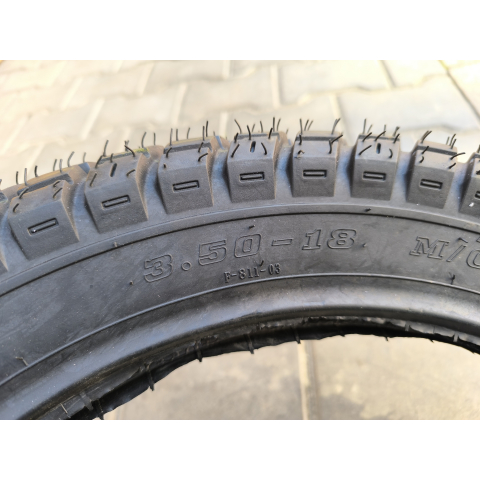 Резина 3.50-18 з камерою на мотоцикл Іж F-811 Эндуро Cascen