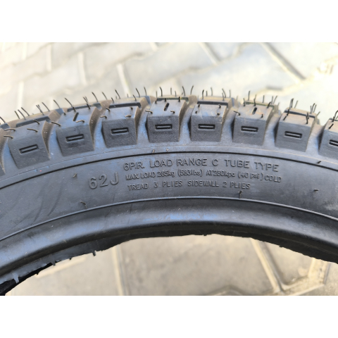 Резина 3.50-18 з камерою на мотоцикл Іж F-811 Эндуро Cascen