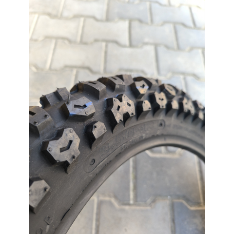 Скат з камерою 3.50-18 на мотоцикл Іж KI-914 шипована Кросова