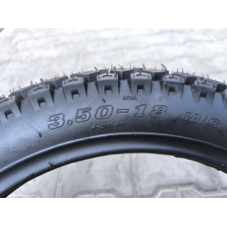Шина 3.50-18 з камерою на мотоцикл Іж EM-07 SS-035 Бабочка