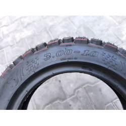 Покришка 3.00-10 безкамерна до скутера Великикий шип WSX-094