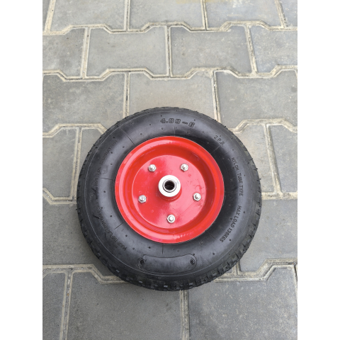Колесо 4.00-6 до тачки в зборі під вісь 16 мм