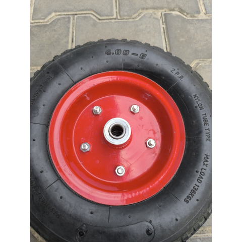 Колесо 4.00-6 до тачки в зборі під вісь 16 мм