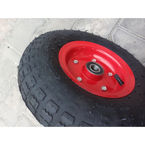 Колесо в зборі 4.00-6 (13*4) до тачки під вісь 20 мм