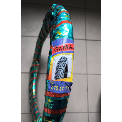 Резина з камерою 2.75-17 шипована покришка на мотоцикл Альфу Дельту Мустанг