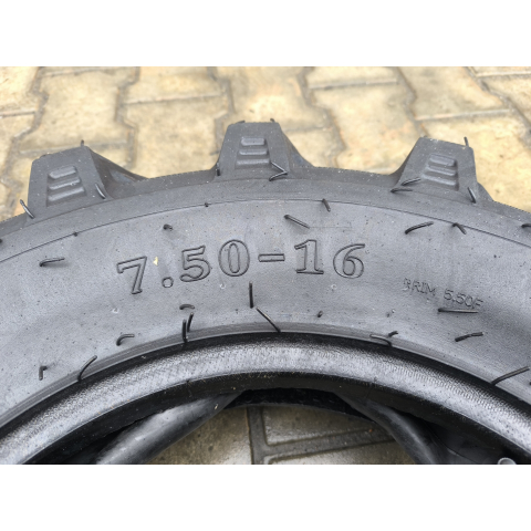 Шина з камерою 7.50-16 фірми Zubr 10 PR на мотоблок/трактор