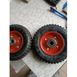 Колесо гусматік 2.50-4 до тачки лите під вісь 17 мм