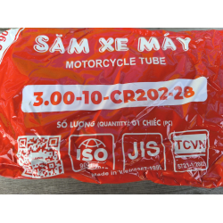 Камера на скутер 3.00-10 В'єтнам фірми DRC гнутий вентиль
