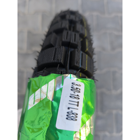 Покришка 3.50-18 з камерою L-838 Кубік Мотошина до мотоцикла Иж 