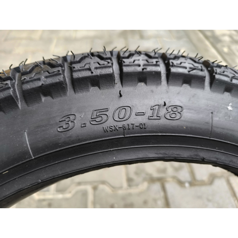 Мотошина 3.50-18 з камерою WSX-017 6PR резина на мотоцикл Иж
