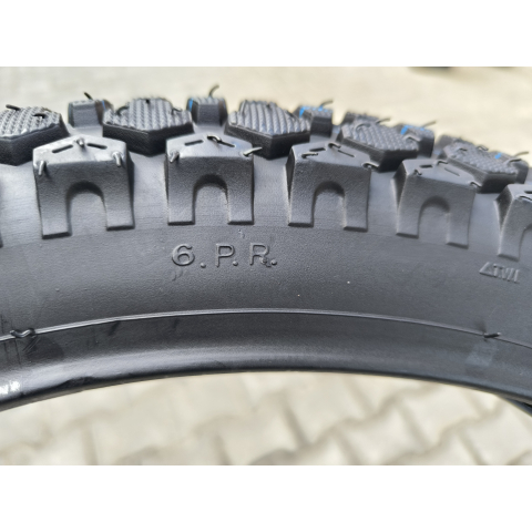 Покришка 2.75-17 з камерою на мотоцикл Альфа Дельта 6PR шипована