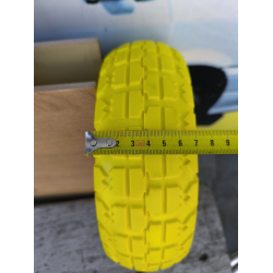 Колесо 4.10/3.50-4 в зборі з пінополіуретану  на тачку/візок