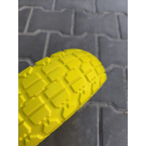 Колесо 4.10/3.50-4 в зборі з пінополіуретану  на тачку/візок