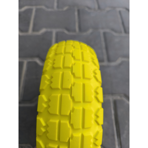 Колесо 4.10/3.50-4 в зборі з пінополіуретану  на тачку/візок