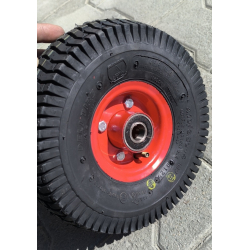 Колесо до тачки 4.10/3.50-4 в зборі з шиною та камерою Deli Tire Індонезія