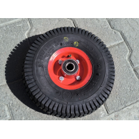 Колесо до тачки 4.10/3.50-4 в зборі з шиною та камерою Deli Tire Індонезія